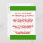 !!!U独立宣言の作成 ポストカード (正面/裏面)