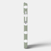 U選択背景色水玉模様白 Case-Mate iPhoneケース (裏面 / 左)