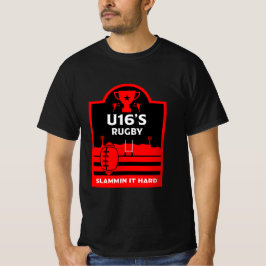 U16ジュニアラグビー選手Tシャツ Tシャツ