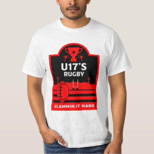 U17ジュニアラグビー選手Tシャツ Tシャツ