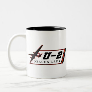 U2ドラゴンレディスパイ飛行機 ツートーンマグカップ