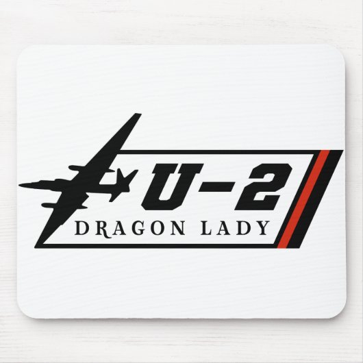 U2ドラゴンレディースパイ飛行機 マウスパッド (正面)