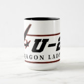 U2ドラゴンレディースパイ飛行機 マグカップ (中央)
