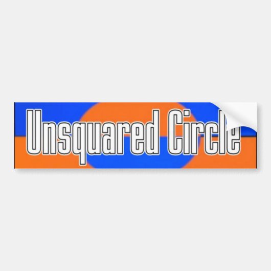 U2Cのバンパーステッカー バンパーステッカー (正面)