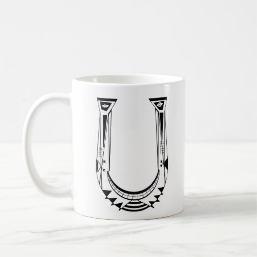 「U」コーヒーマグ コーヒーマグカップ (左)