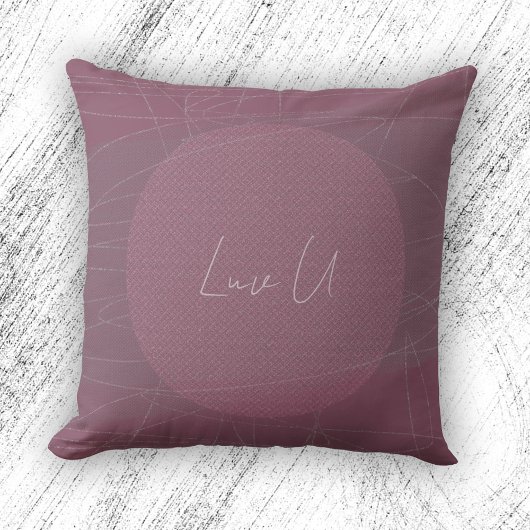 U -バラLoveトレンディースクリモダンブライン クッション