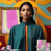 "U"  ラッピングペーパーシート