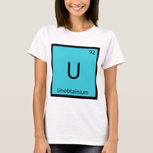 U - 夢の元素記号 Tシャツ (正面)