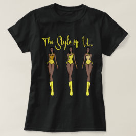 U(黄色)Tシャツのスタイル Tシャツ