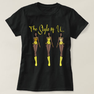 U(黄色)Tシャツのスタイル Tシャツ