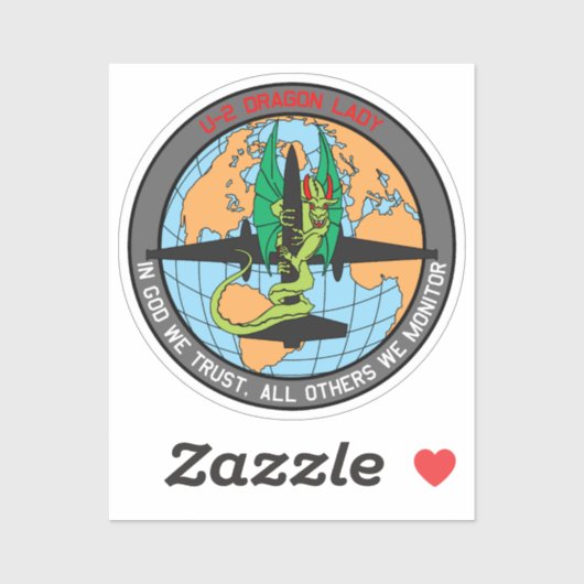 U-2ドラゴンレディーシグナ シール (シート)