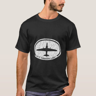 U-2ドラゴンレディースパイ飛行機 Tシャツ