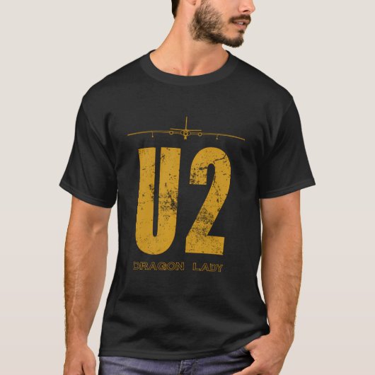 U-2ドラゴンレディースパイ飛行機 Tシャツ (正面)
