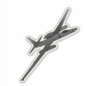 U-2ドラゴンレディ偵察機 シール (正面)