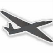 U-2ドラゴンレディ偵察機 シール (正面)