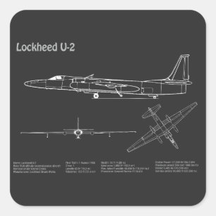 U-2ドラゴンレディ – 飛行機の設計図PD スクエアシール