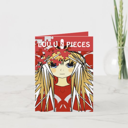 U 2ピースLove超かわいいアニメ女子 シーズンカード (正面)