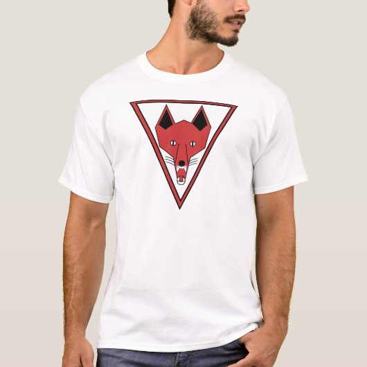 U-255笑ったキツネ Tシャツ (正面)