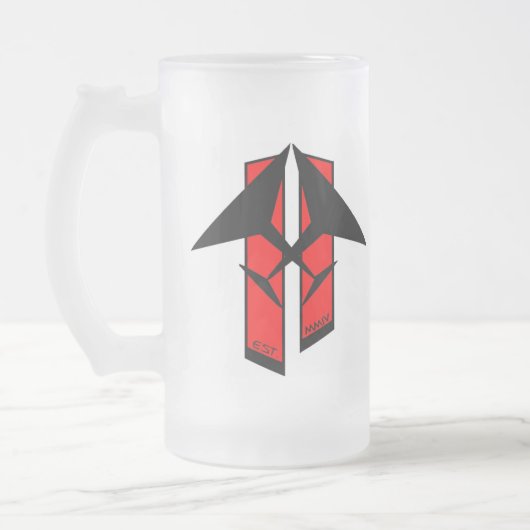 U.B.B. コロンブスはビールのジョッキを曇らしました フロストグラスビールジョッキ (左)