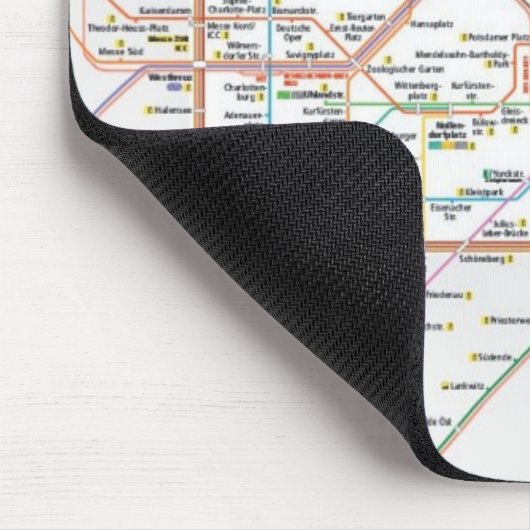 U-Bahn Berlin マウスパッド (コーナー)