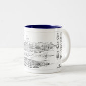 u-boat type VIIc ツートーンマグカップ (正面右)