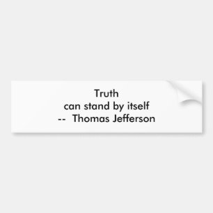 !!!U Create Truthは単独で立ち上げる バンパーステッカー