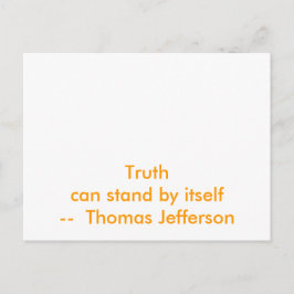 !!!U Create Truthは単独で立ち上げる ポストカード