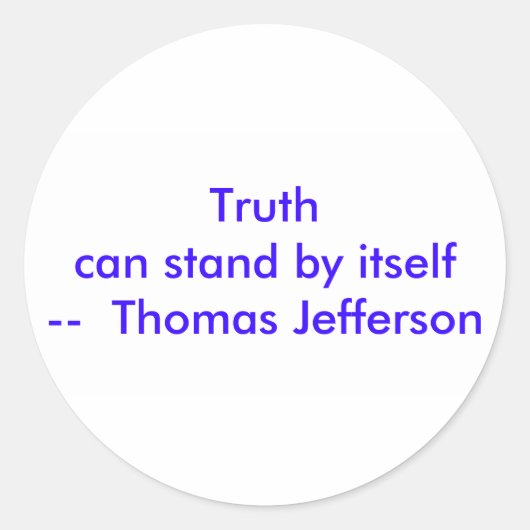 !!!U Create Truthは単独で立ち上げる ラウンドシール (正面)