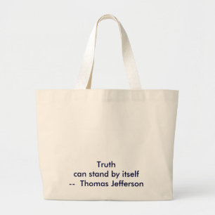 !!!U Create Truthは単独で立ち上げる ラージトートバッグ