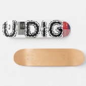 U DIG. !! JMT 8 1/4" スケートボードデッキ (横)
