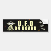 U.F.O On Board バンパーステッカー (正面)
