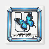 U is for Ulysses Butterfly – GTA Style ABC Learnin マグネット (正面)