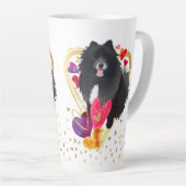 U MAKE MY ハートきらきら光るGO -Lapphundラテマグ カフェラテマグ (右アングル)