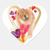 U MAKE MY ハートGO きらきら光る - Chowハート ハートシール (正面)