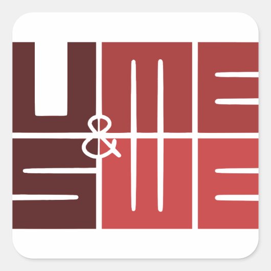 U&ME、US&WEバレンタインデー スクエアシール (正面)