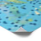 U of Mロークワッドプリント ポスター (角)