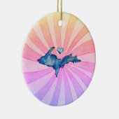 U.P.水彩おもしろいセラミックオーナメント セラミックオーナメント (右)