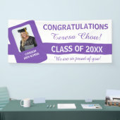 U-Pick School Colors w/Purple UPSC 横断幕 (トレードショー)