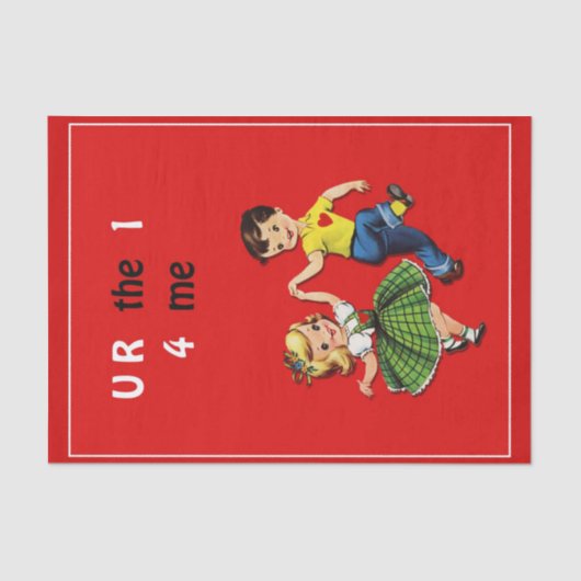 U R the 1 4私バレンタインデー 薄葉紙 (正面)