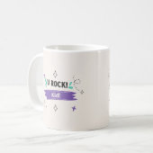 U Rock Kidが命のタイミングを信頼意欲を起こ コーヒーマグカップ (正面左)