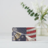 U.S. そしてジョージアは名刺に印を付けます 名刺 (スタンド正面)