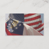 U.S. そしてジョージアは名刺に印を付けます 名刺 (裏面)