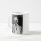 U.S. セオドアTeddy Roosevelt大統領の笑うこと コーヒーマグカップ (正面左)