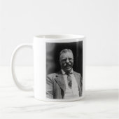 U.S. セオドアTeddy Roosevelt大統領の笑うこと コーヒーマグカップ (左)