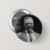 U.S. セオドアTeddy Roosevelt大統領の笑うこと 缶バッジ (正面&裏面)
