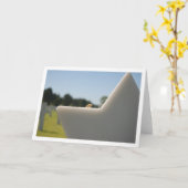 U.S. ノルマンディー、フランスの軍の墓地 カード (黄色い花)