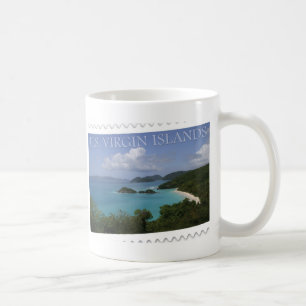 U.S. バージン諸島-聖ヨハネのトランク湾 コーヒーマグカップ