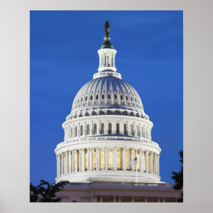U.S. 国会議事堂のドーム ポスター