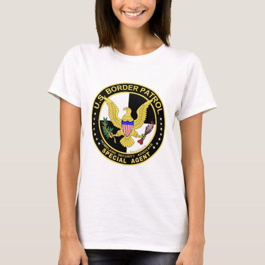 U.S. 国境巡視隊の特別捜査官(v100-6) Tシャツ (正面)