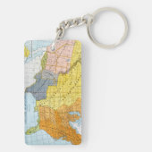 U.S. 地図1776-1884年 キーホルダー (裏面)